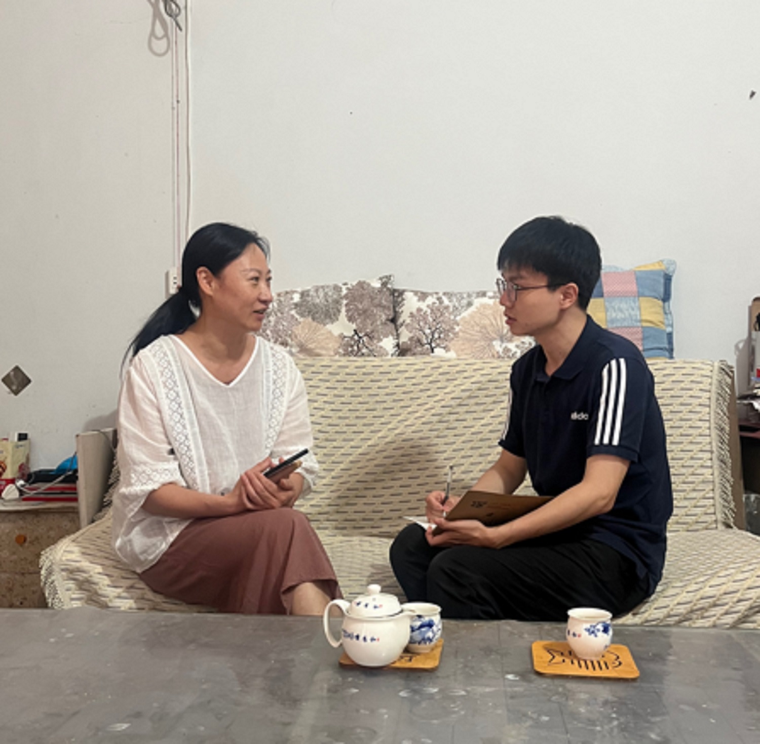 郭家麒進(jìn)行暑期家訪